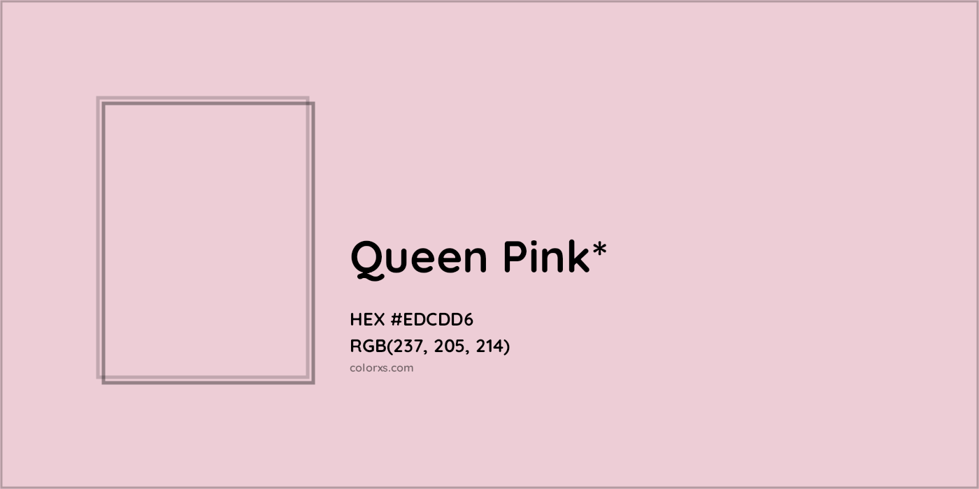 HEX #EDCDD6 Color Name, Color Code, Palettes, Similar Paints, Images