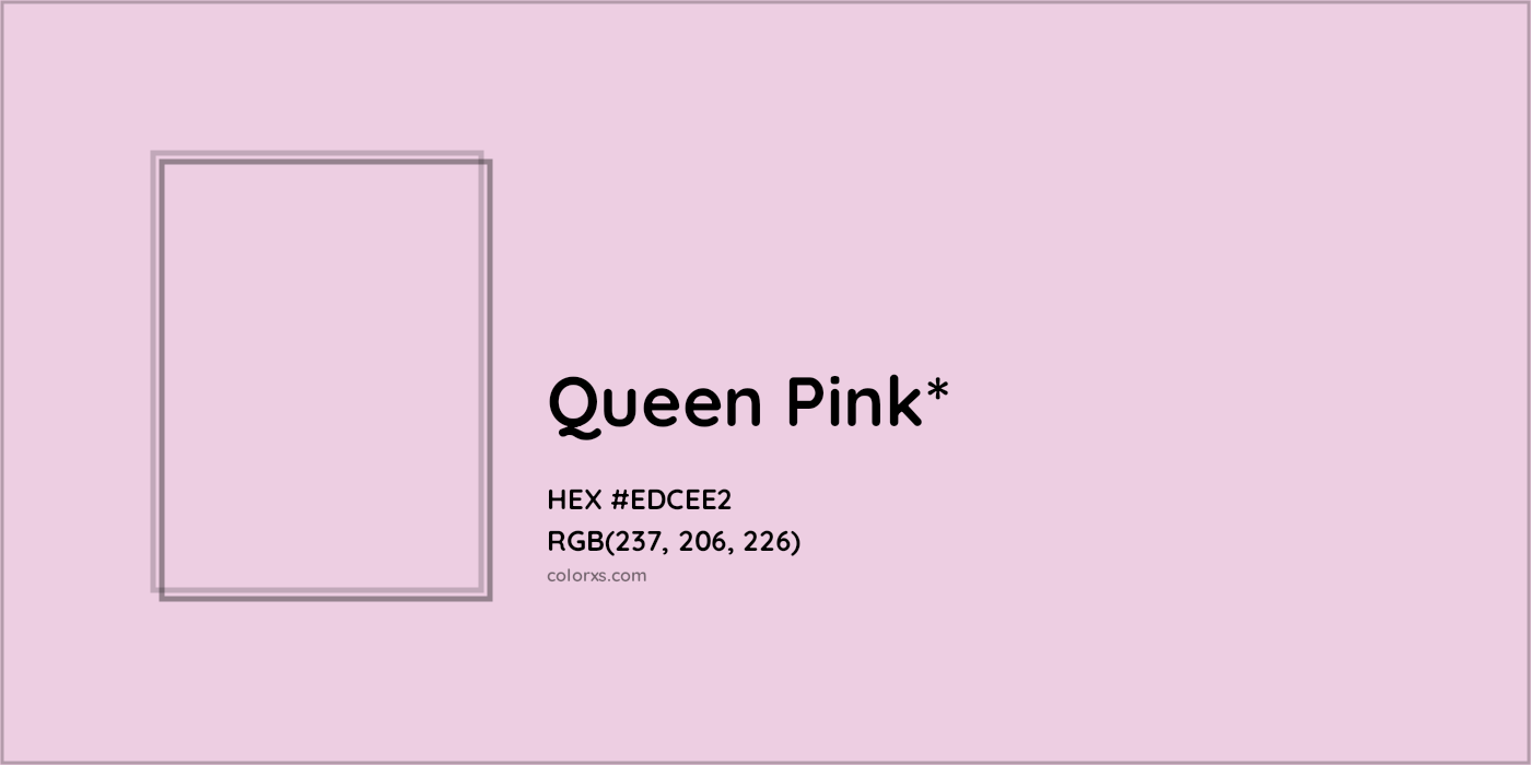 HEX #EDCEE2 Color Name, Color Code, Palettes, Similar Paints, Images