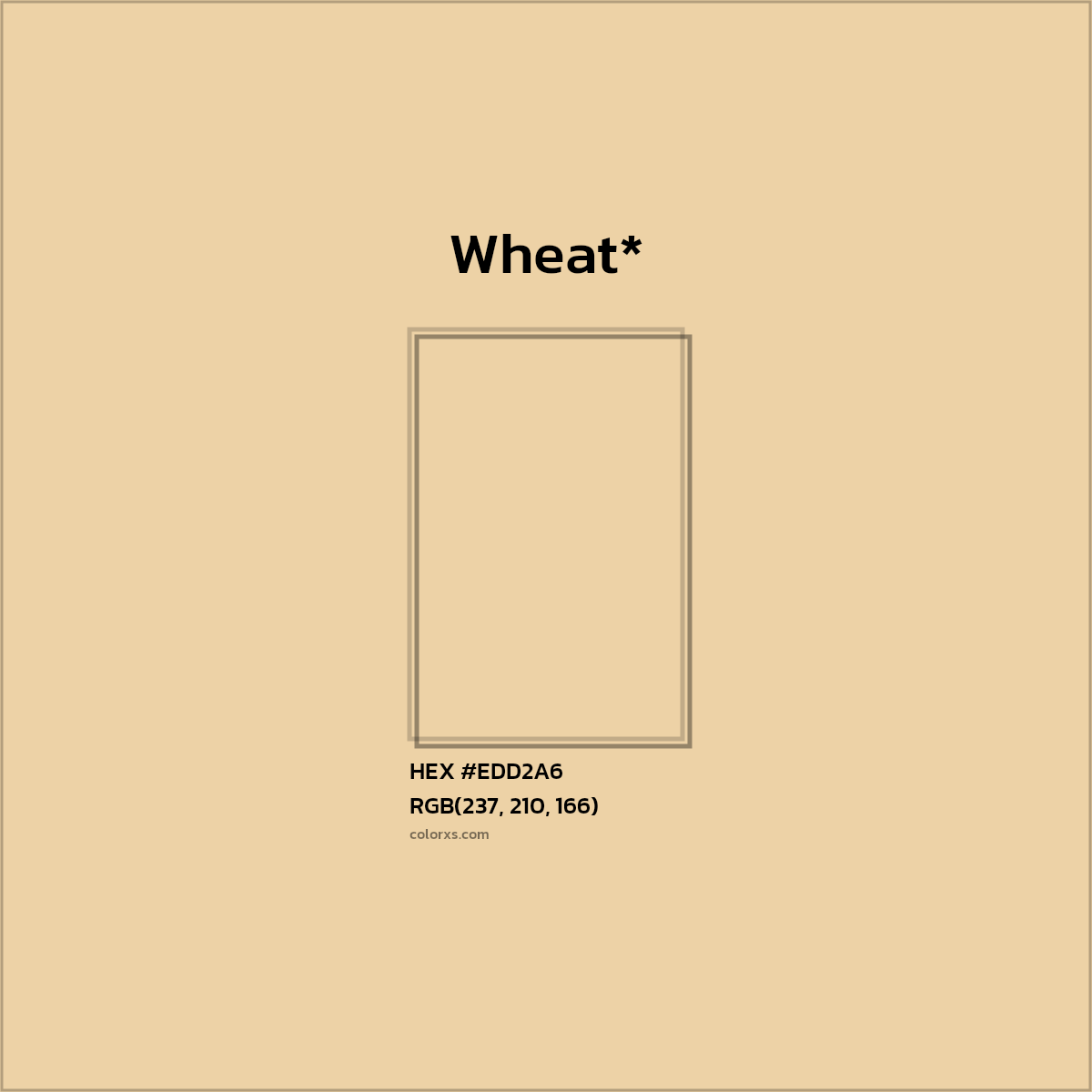 HEX #EDD2A6 Color Name, Color Code, Palettes, Similar Paints, Images
