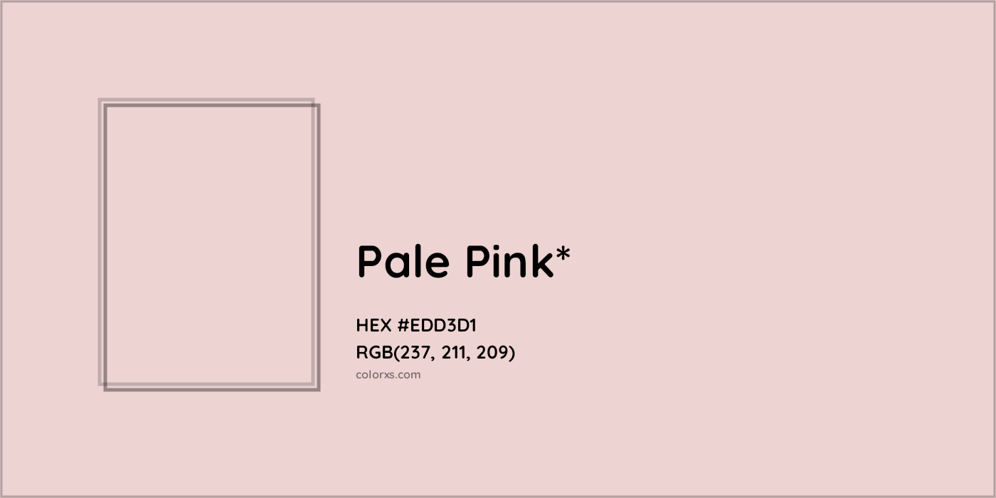 HEX #EDD3D1 Color Name, Color Code, Palettes, Similar Paints, Images