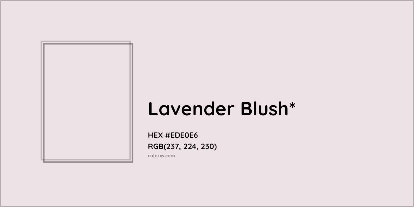 HEX #EDE0E6 Color Name, Color Code, Palettes, Similar Paints, Images