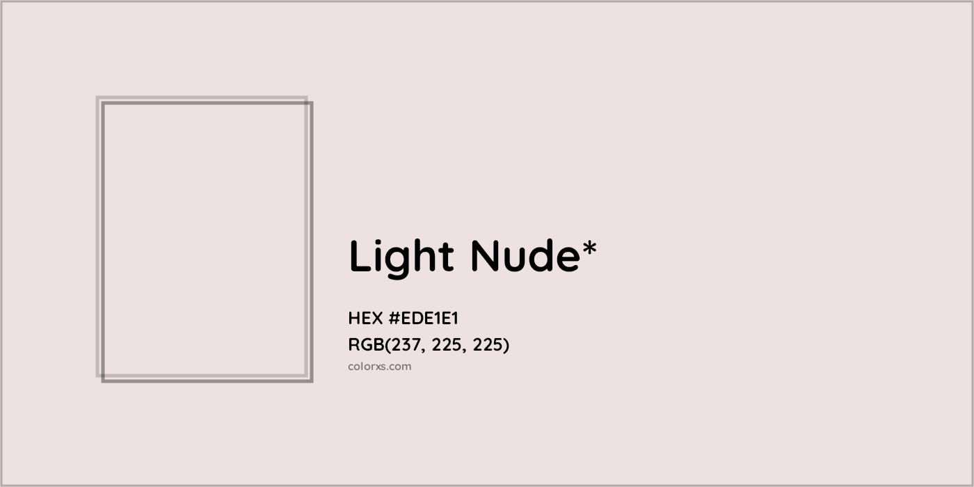 HEX #EDE1E1 Color Name, Color Code, Palettes, Similar Paints, Images