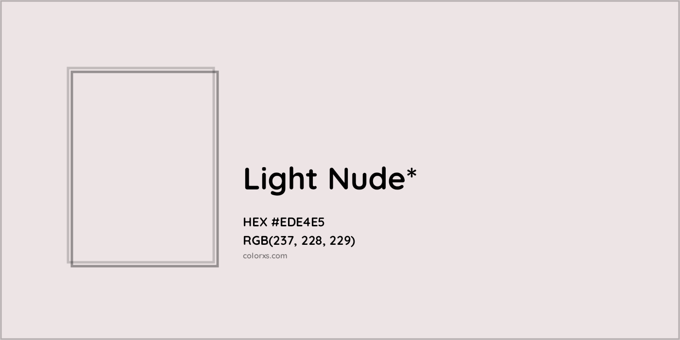 HEX #EDE4E5 Color Name, Color Code, Palettes, Similar Paints, Images
