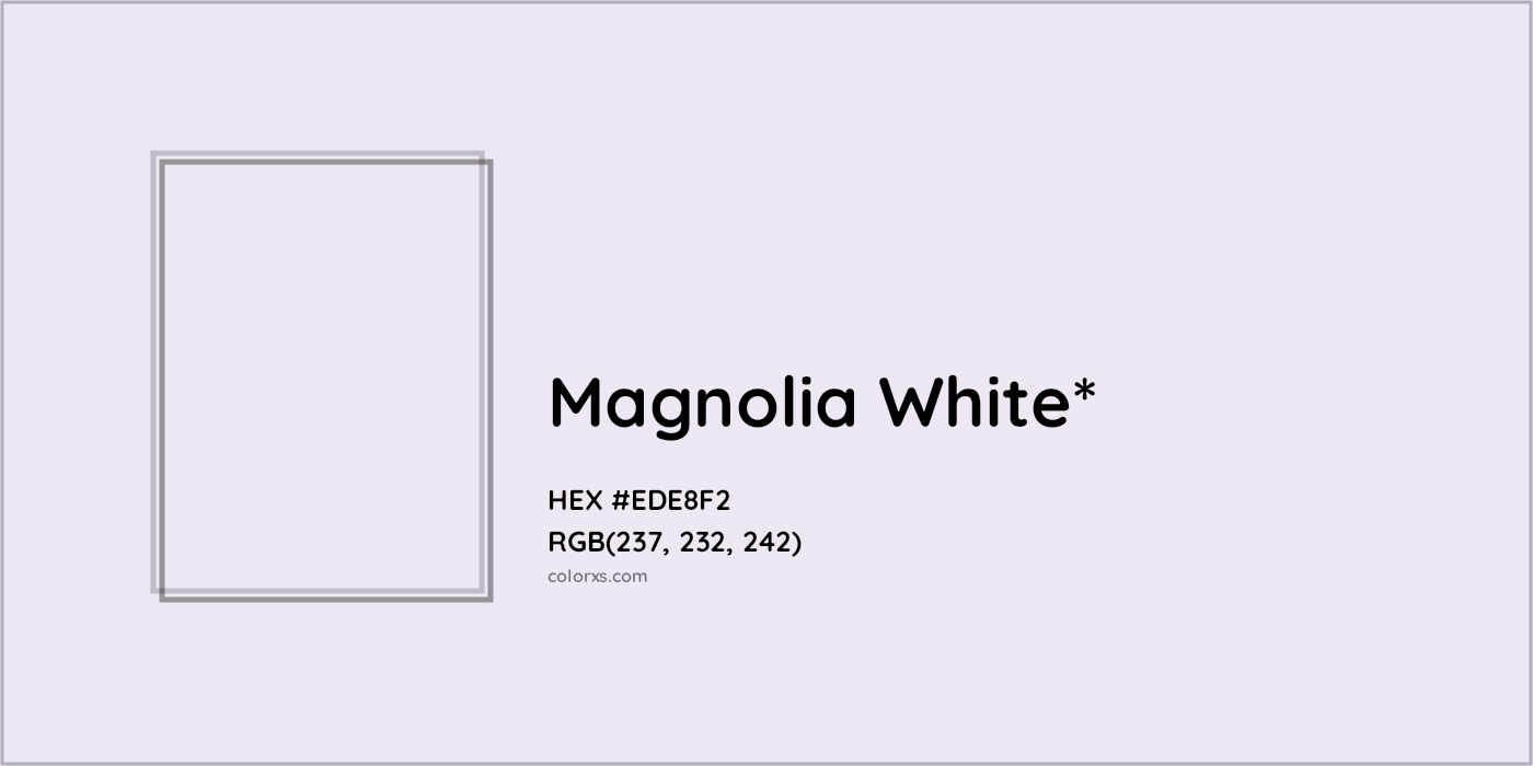 HEX #EDE8F2 Color Name, Color Code, Palettes, Similar Paints, Images