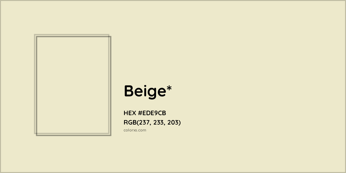 HEX #EDE9CB Color Name, Color Code, Palettes, Similar Paints, Images