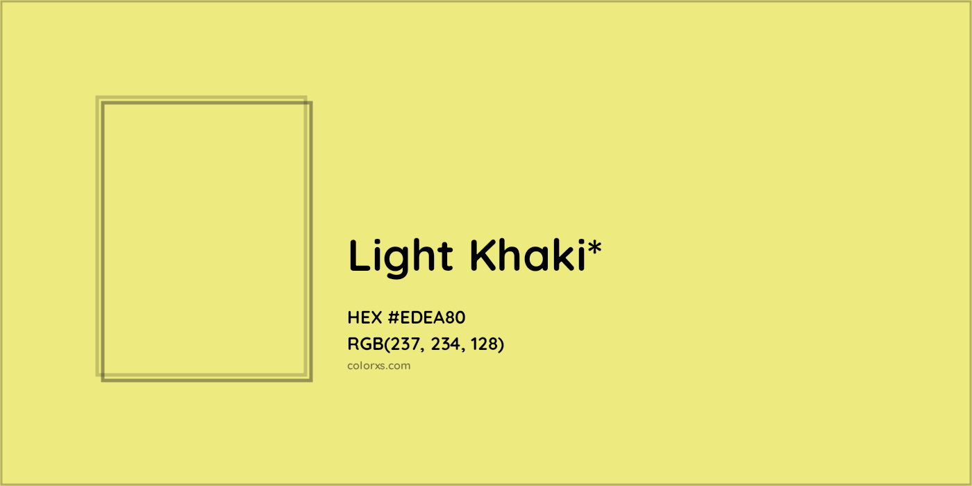 HEX #EDEA80 Color Name, Color Code, Palettes, Similar Paints, Images