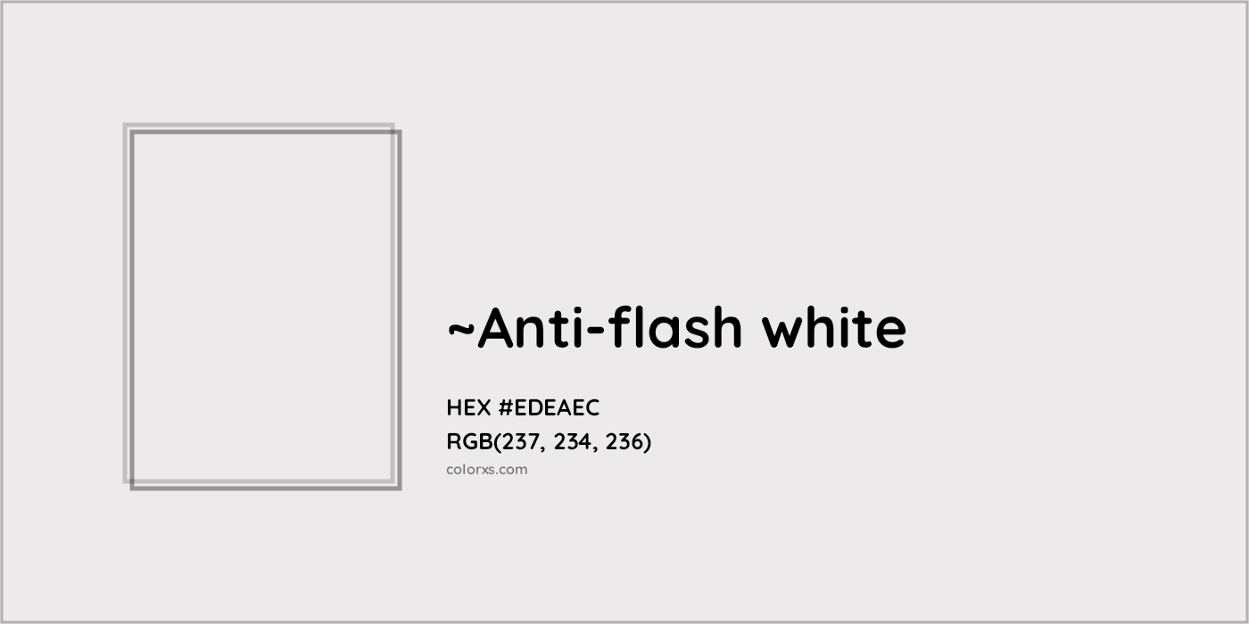 HEX #EDEAEC Color Name, Color Code, Palettes, Similar Paints, Images