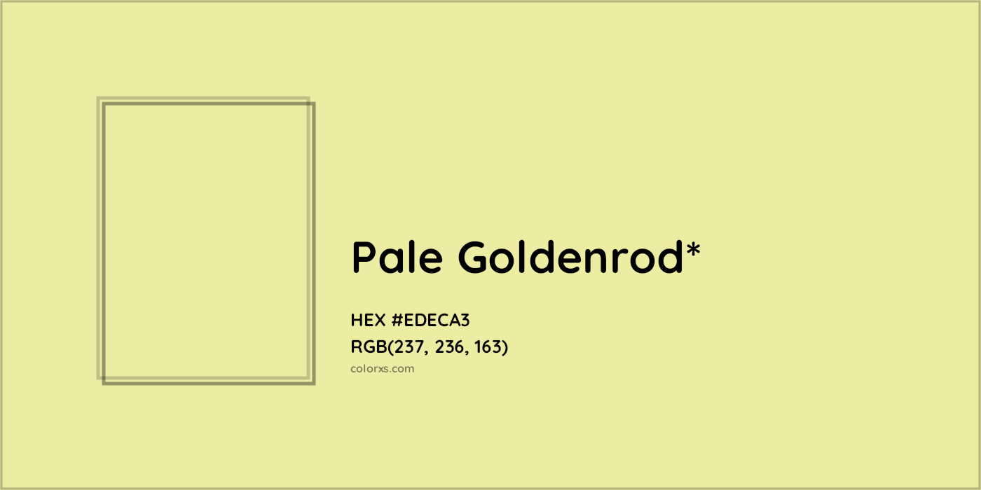 HEX #EDECA3 Color Name, Color Code, Palettes, Similar Paints, Images