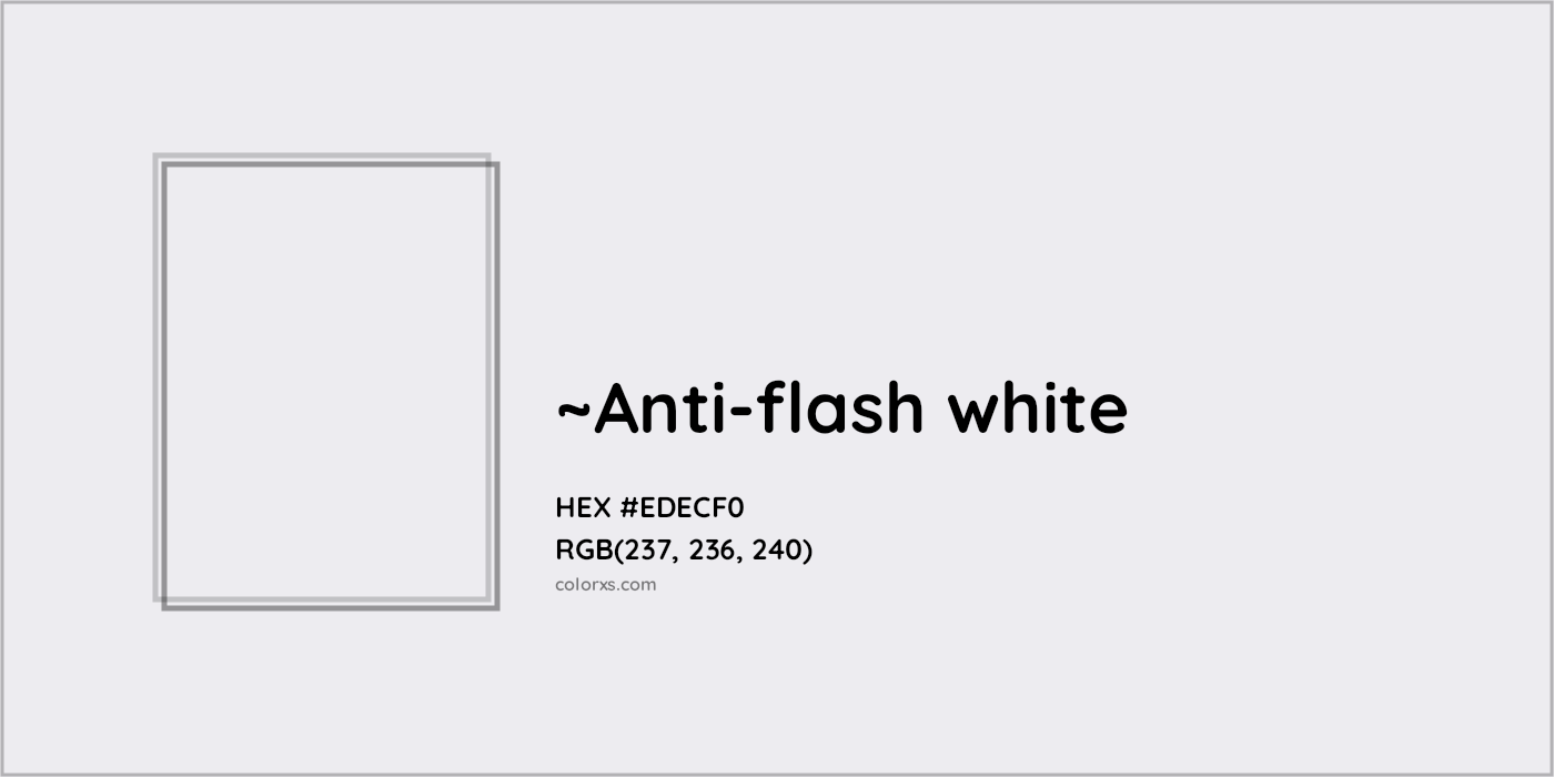 HEX #EDECF0 Color Name, Color Code, Palettes, Similar Paints, Images
