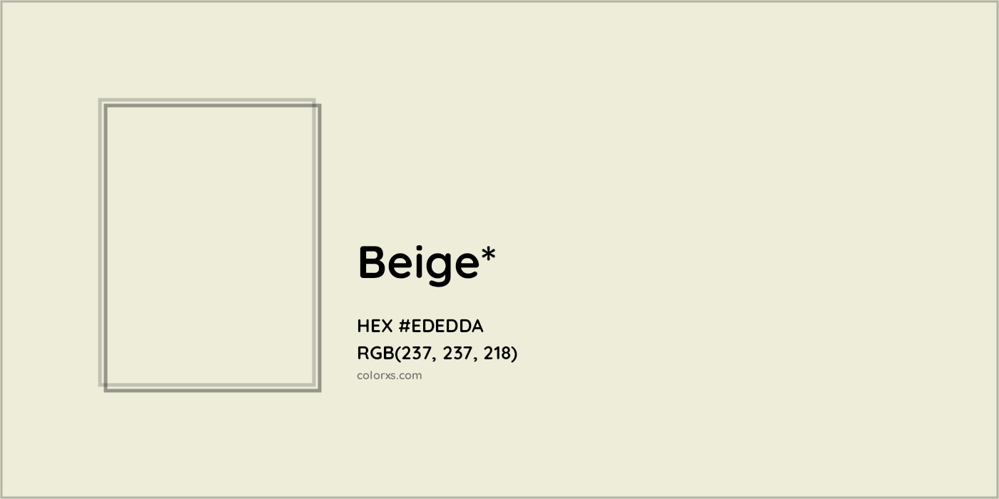 HEX #EDEDDA Color Name, Color Code, Palettes, Similar Paints, Images