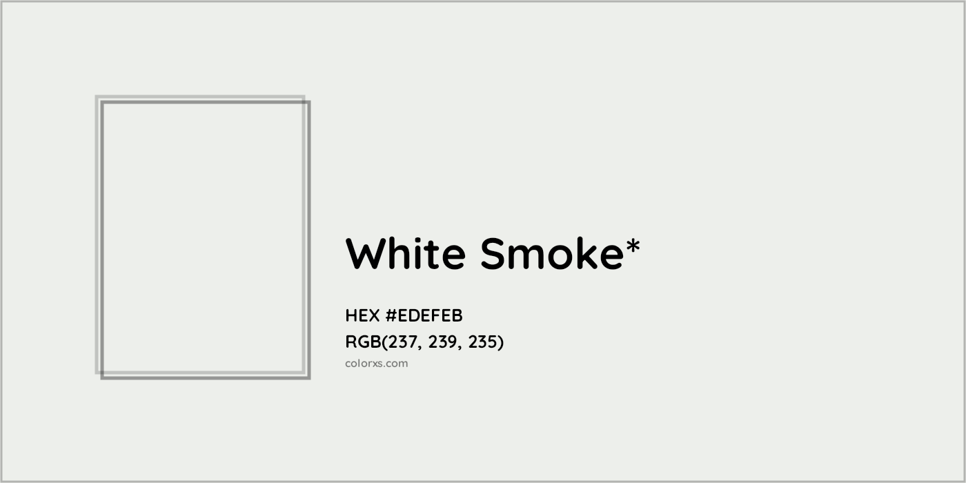 HEX #EDEFEB Color Name, Color Code, Palettes, Similar Paints, Images
