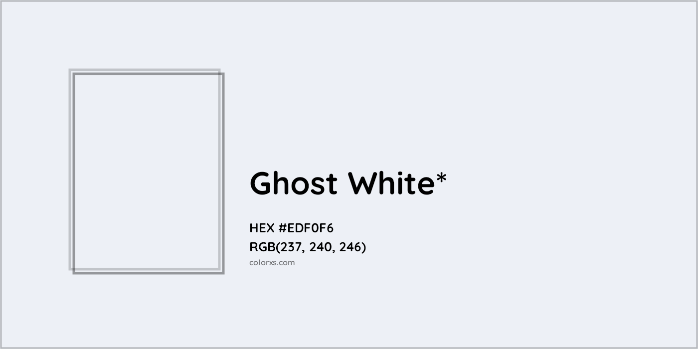 HEX #EDF0F6 Color Name, Color Code, Palettes, Similar Paints, Images