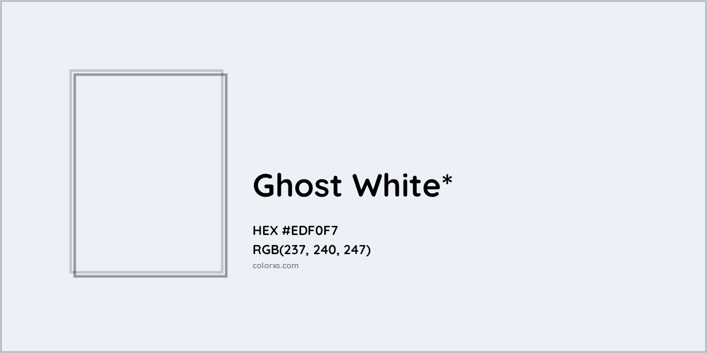HEX #EDF0F7 Color Name, Color Code, Palettes, Similar Paints, Images