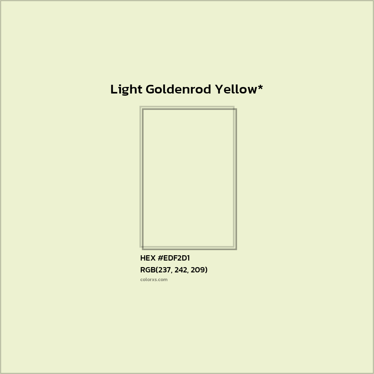 HEX #EDF2D1 Color Name, Color Code, Palettes, Similar Paints, Images