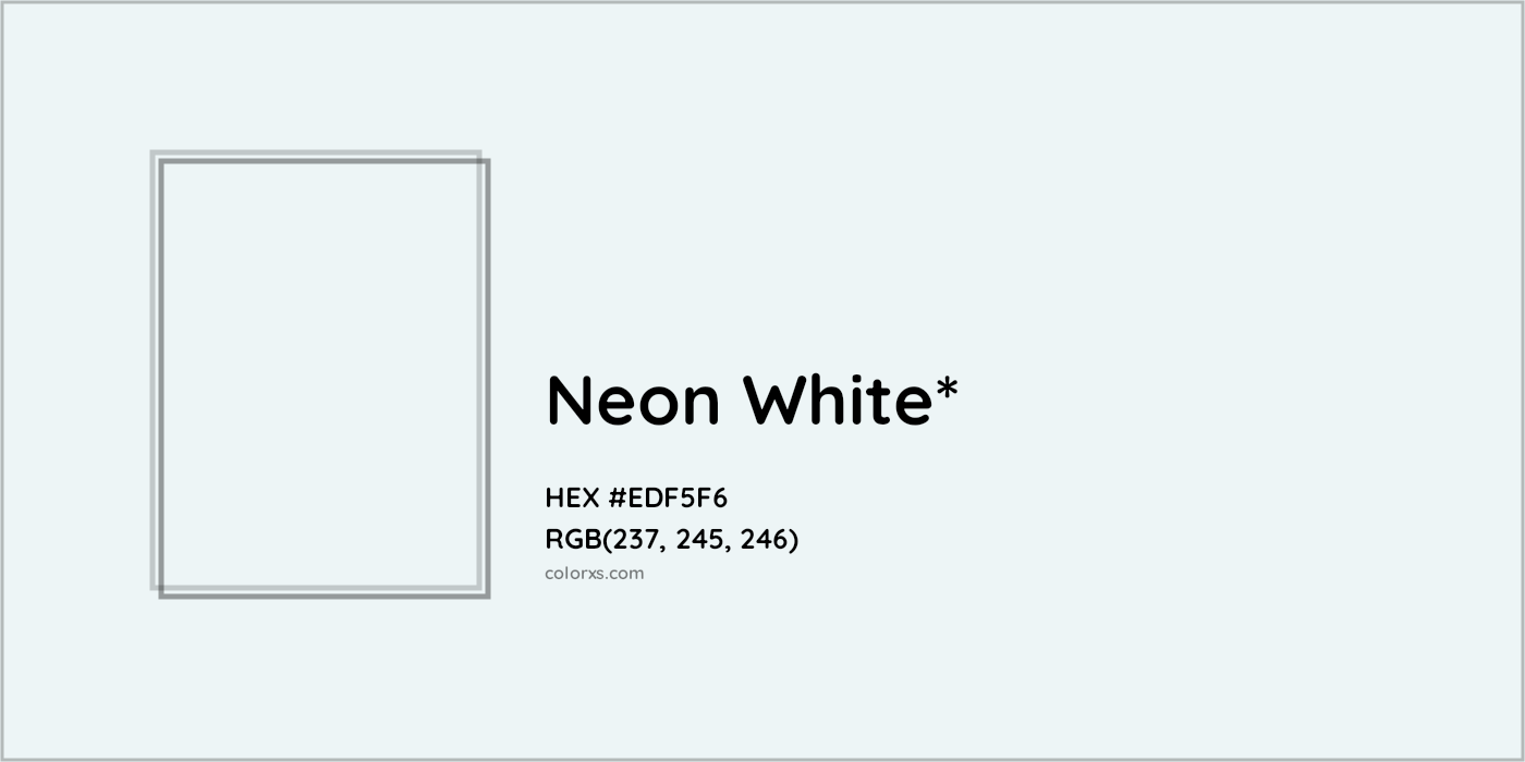 HEX #EDF5F6 Color Name, Color Code, Palettes, Similar Paints, Images