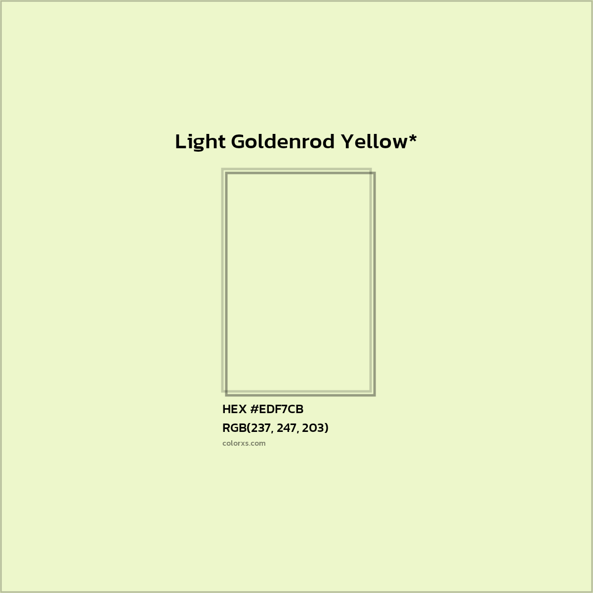 HEX #EDF7CB Color Name, Color Code, Palettes, Similar Paints, Images
