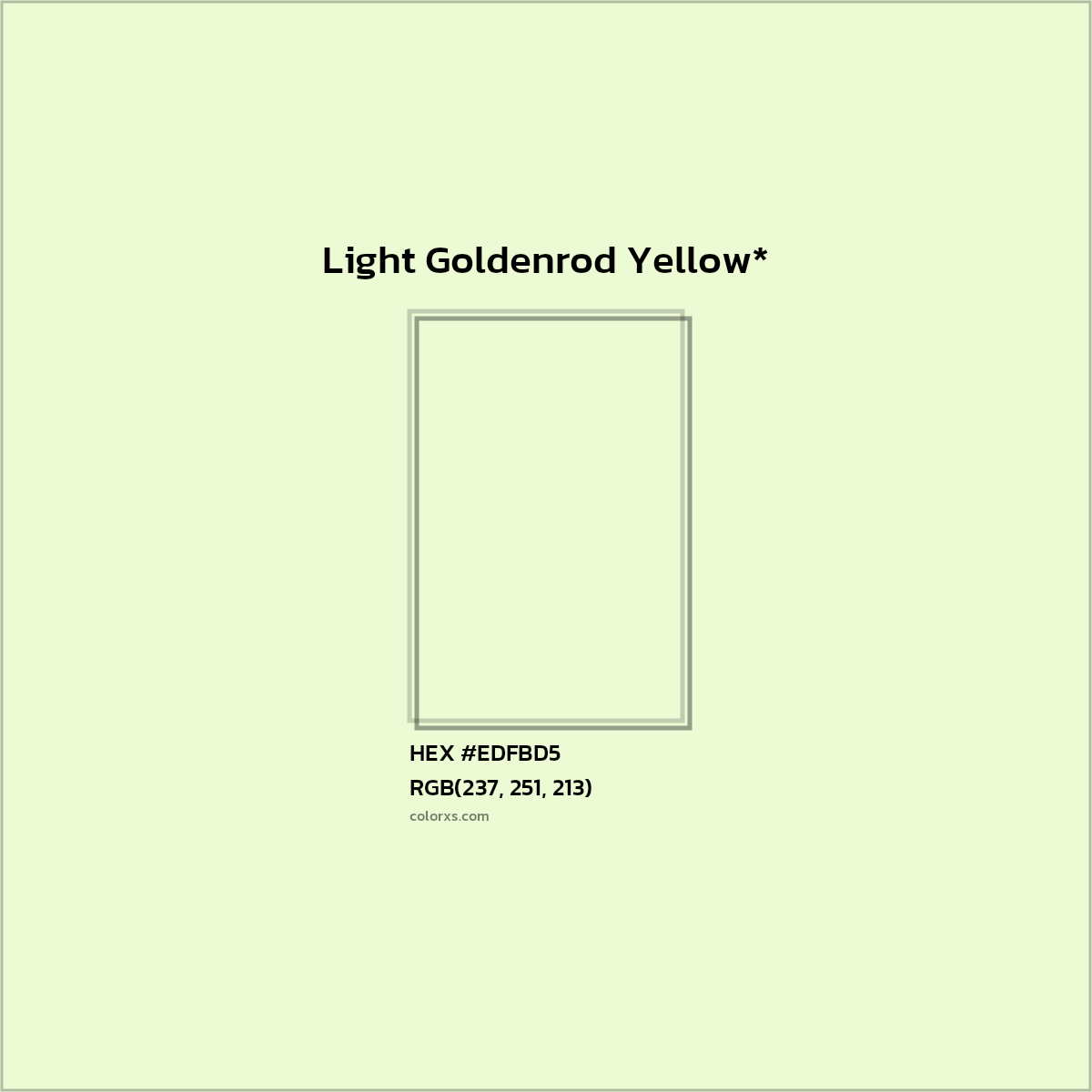HEX #EDFBD5 Color Name, Color Code, Palettes, Similar Paints, Images