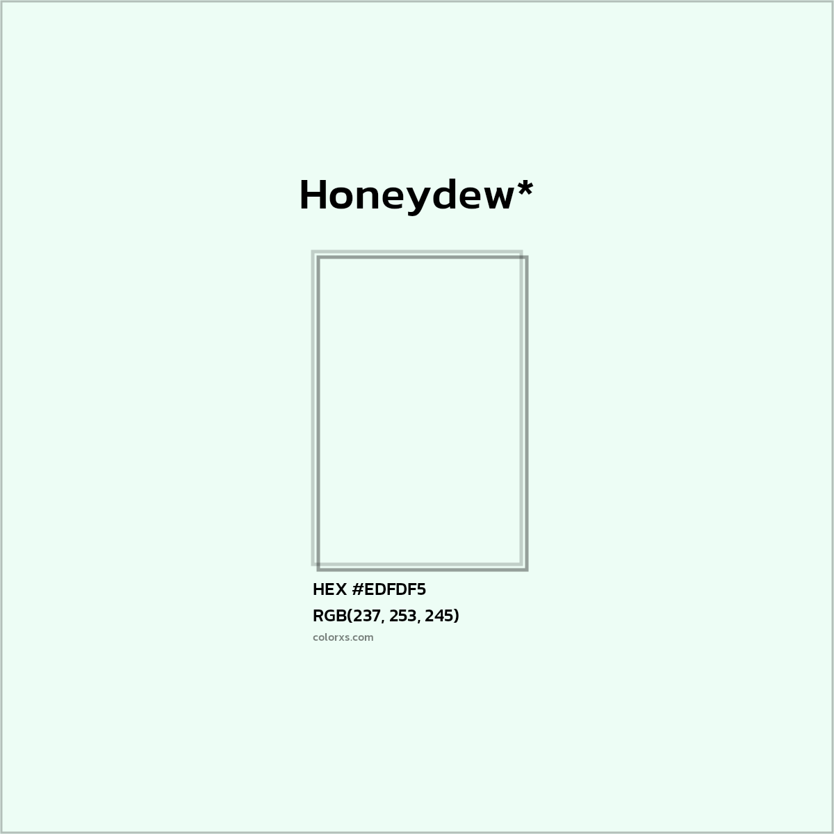 HEX #EDFDF5 Color Name, Color Code, Palettes, Similar Paints, Images