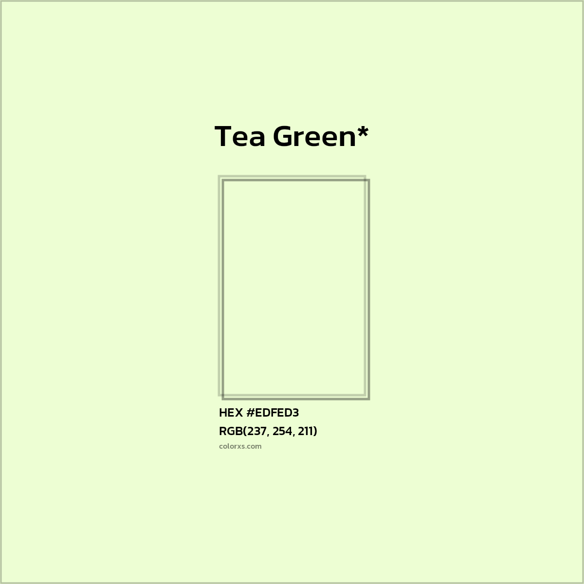 HEX #EDFED3 Color Name, Color Code, Palettes, Similar Paints, Images