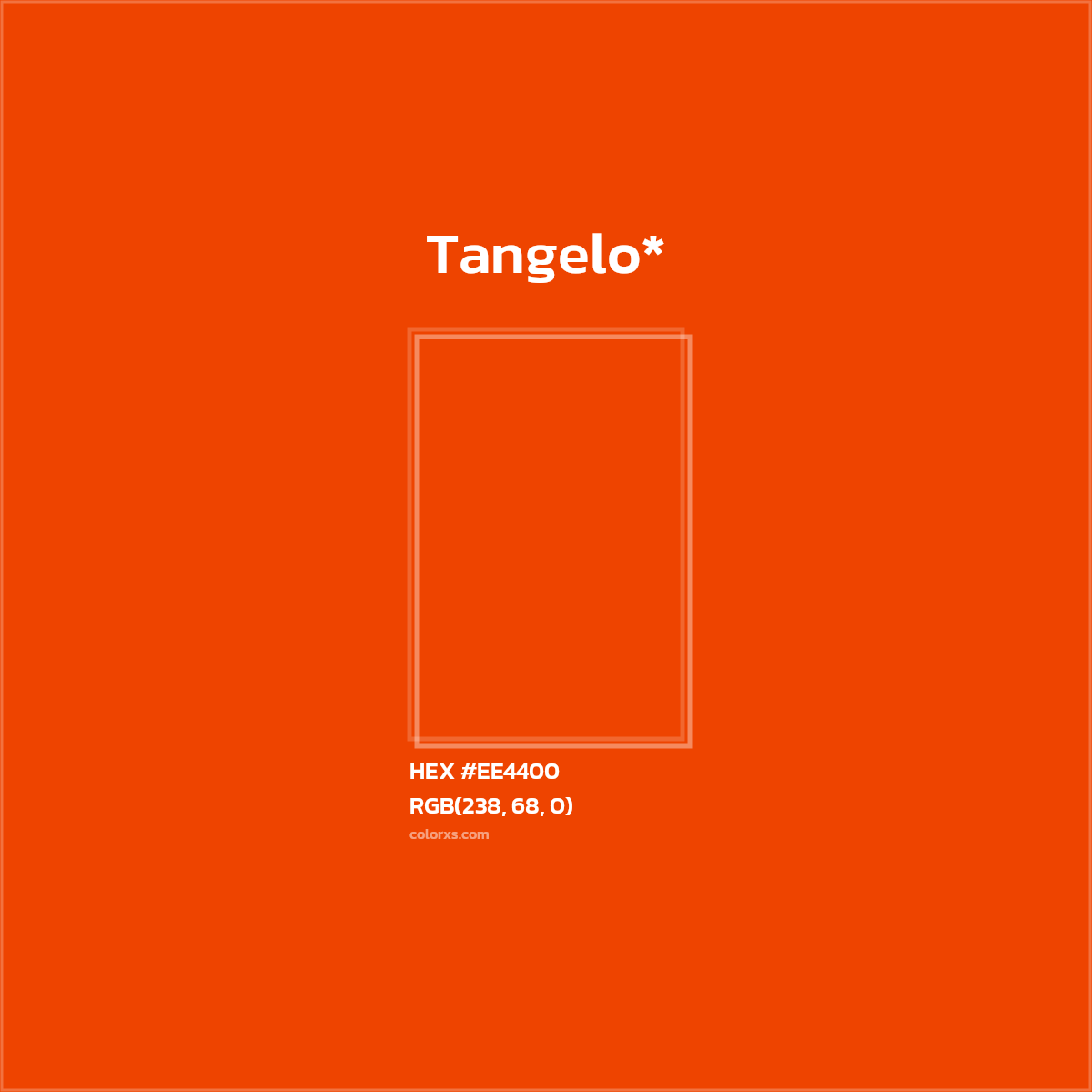 HEX #EE4400 Color Name, Color Code, Palettes, Similar Paints, Images