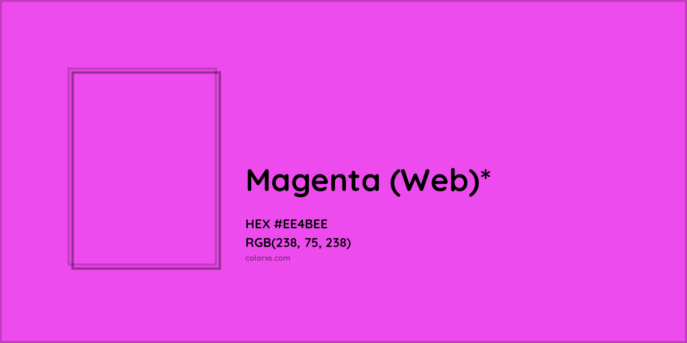 HEX #EE4BEE Color Name, Color Code, Palettes, Similar Paints, Images