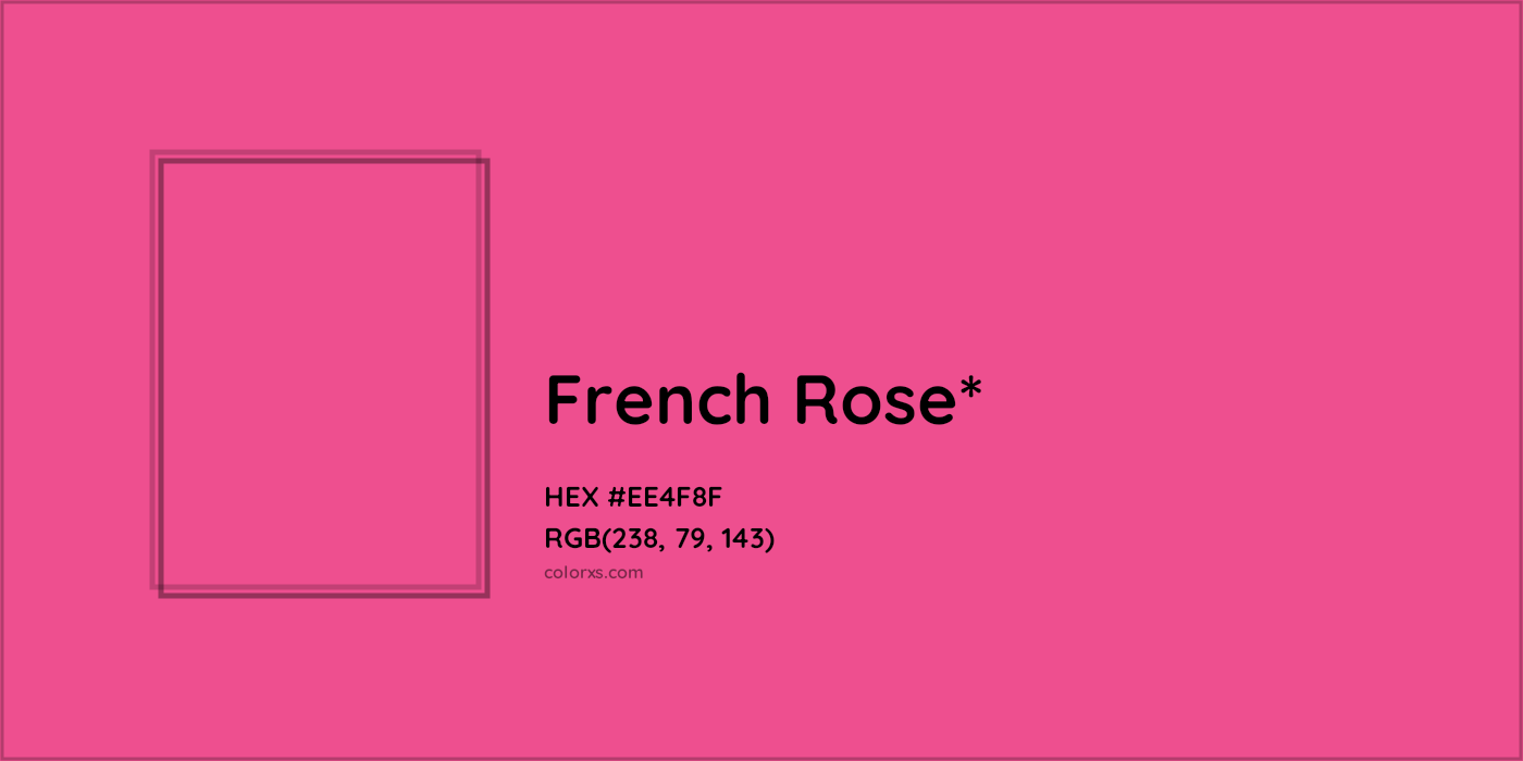 HEX #EE4F8F Color Name, Color Code, Palettes, Similar Paints, Images