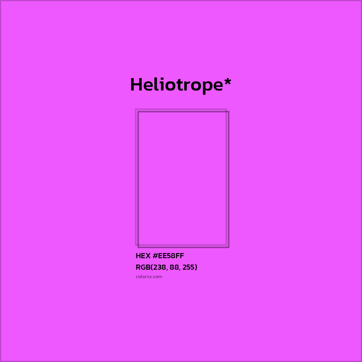 HEX #EE58FF Color Name, Color Code, Palettes, Similar Paints, Images