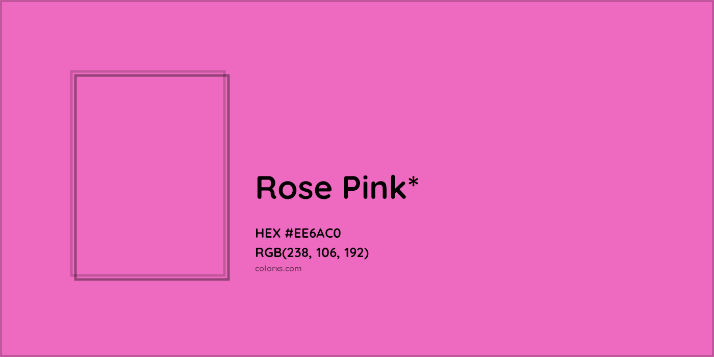 HEX #EE6AC0 Color Name, Color Code, Palettes, Similar Paints, Images