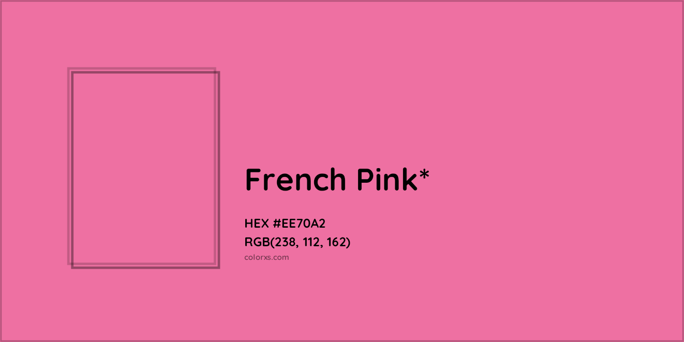 HEX #EE70A2 Color Name, Color Code, Palettes, Similar Paints, Images