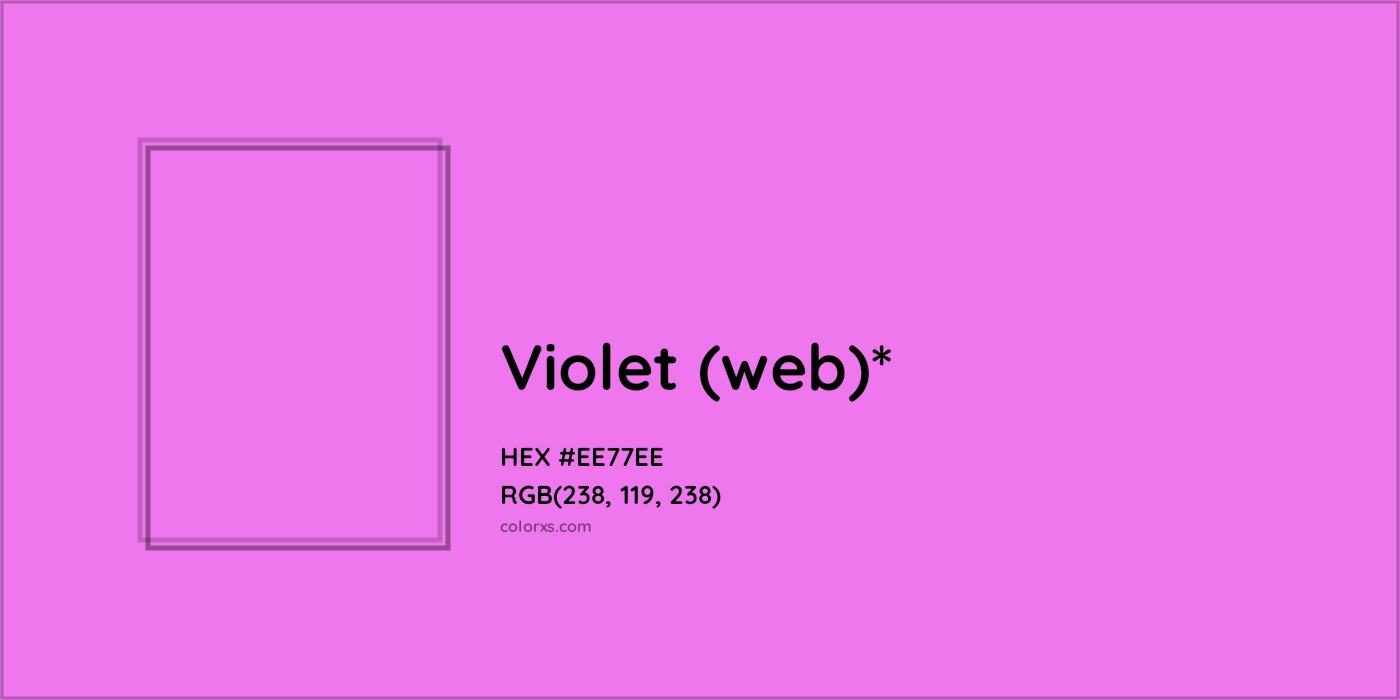 HEX #EE77EE Color Name, Color Code, Palettes, Similar Paints, Images