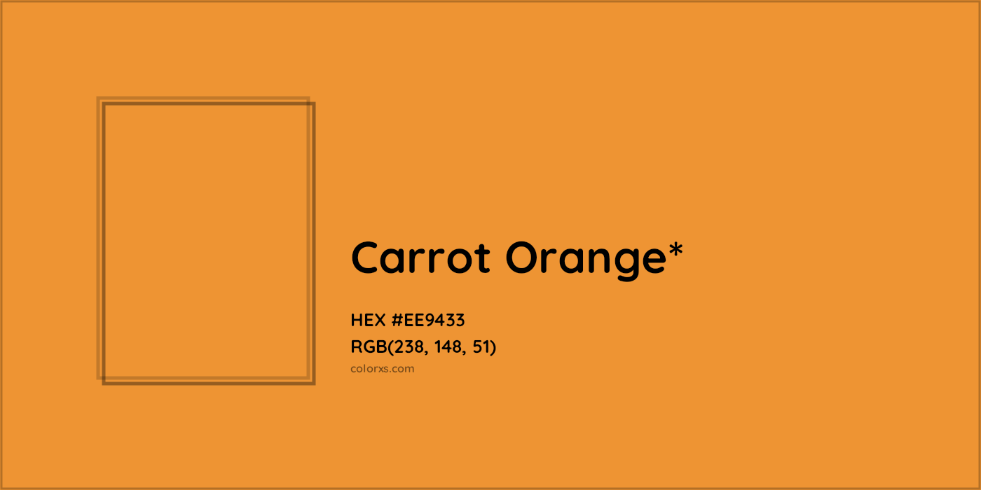 HEX #EE9433 Color Name, Color Code, Palettes, Similar Paints, Images