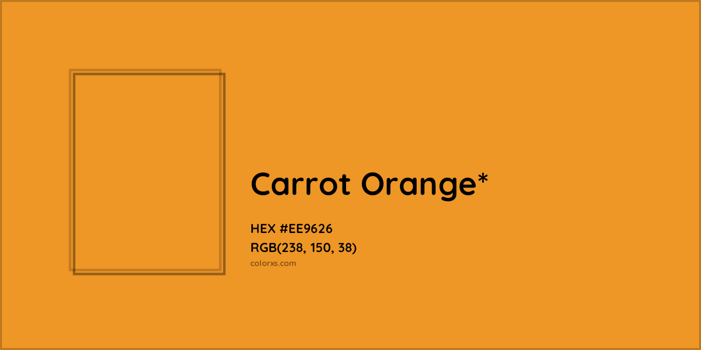 HEX #EE9626 Color Name, Color Code, Palettes, Similar Paints, Images