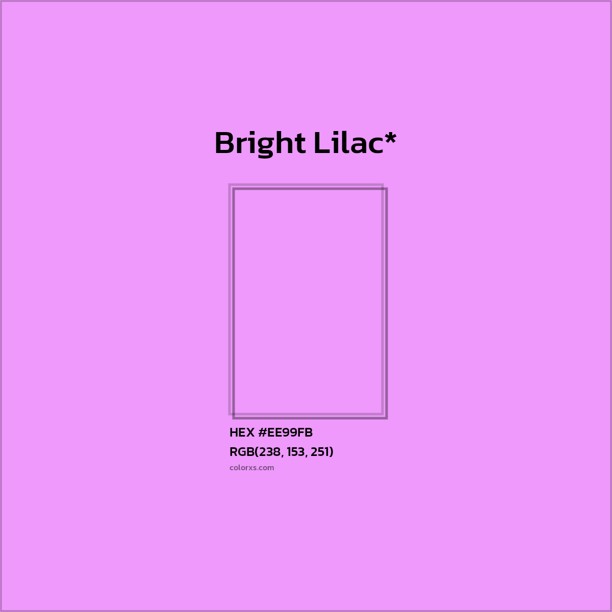 HEX #EE99FB Color Name, Color Code, Palettes, Similar Paints, Images