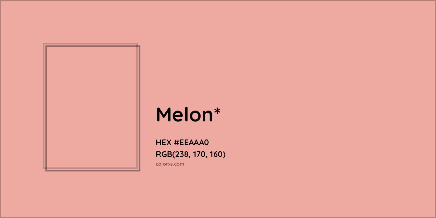 HEX #EEAAA0 Color Name, Color Code, Palettes, Similar Paints, Images
