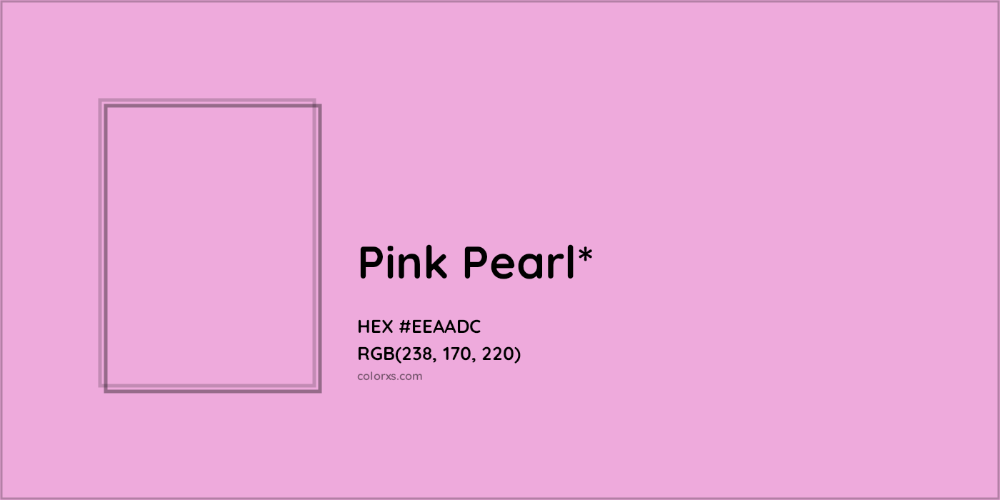 HEX #EEAADC Color Name, Color Code, Palettes, Similar Paints, Images