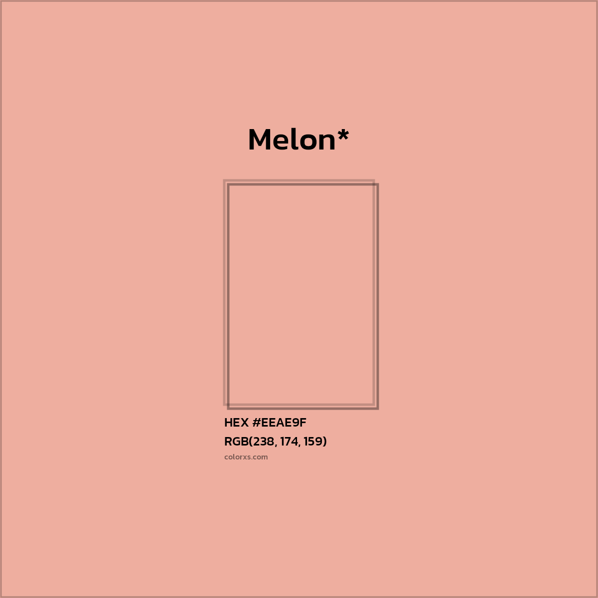 HEX #EEAE9F Color Name, Color Code, Palettes, Similar Paints, Images