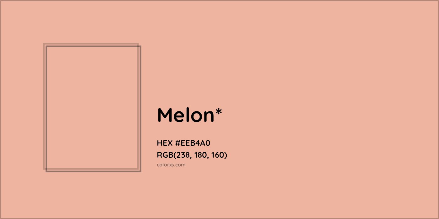HEX #EEB4A0 Color Name, Color Code, Palettes, Similar Paints, Images