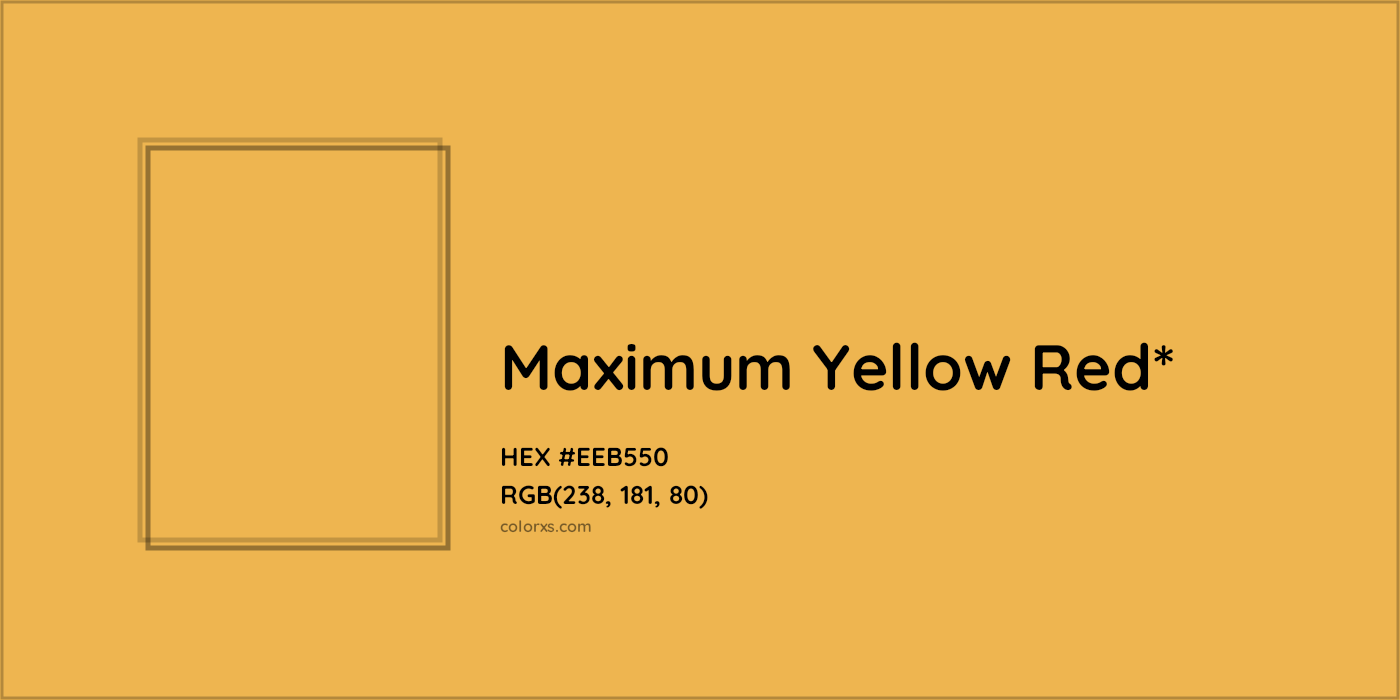 HEX #EEB550 Color Name, Color Code, Palettes, Similar Paints, Images