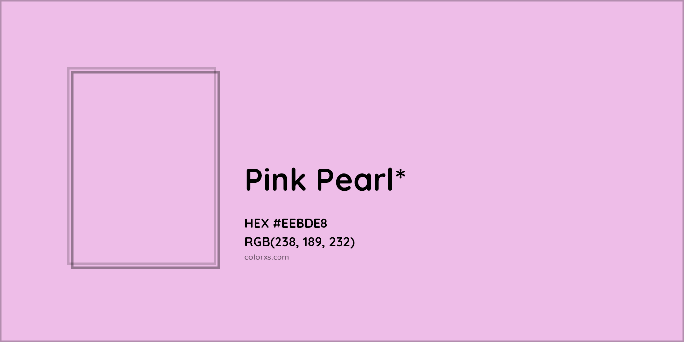 HEX #EEBDE8 Color Name, Color Code, Palettes, Similar Paints, Images