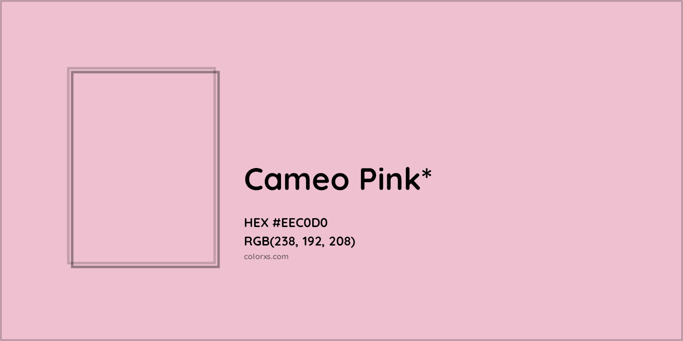 HEX #EEC0D0 Color Name, Color Code, Palettes, Similar Paints, Images