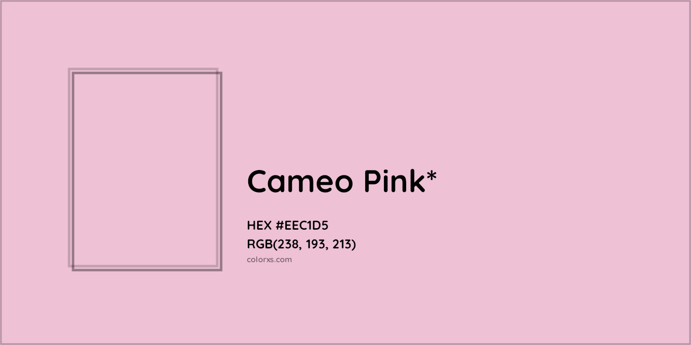 HEX #EEC1D5 Color Name, Color Code, Palettes, Similar Paints, Images