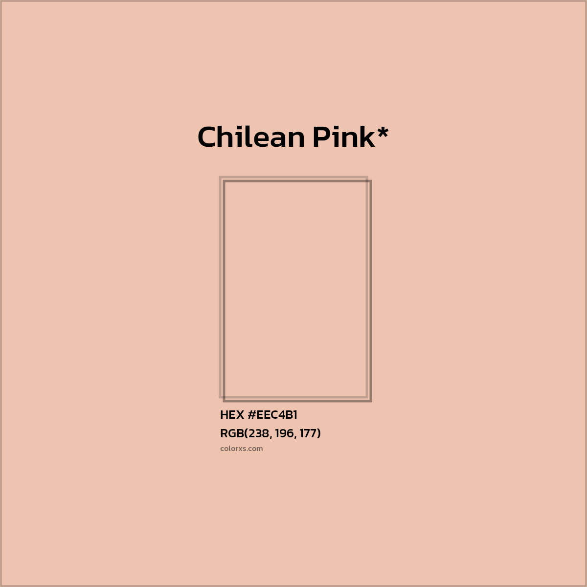 HEX #EEC4B1 Color Name, Color Code, Palettes, Similar Paints, Images