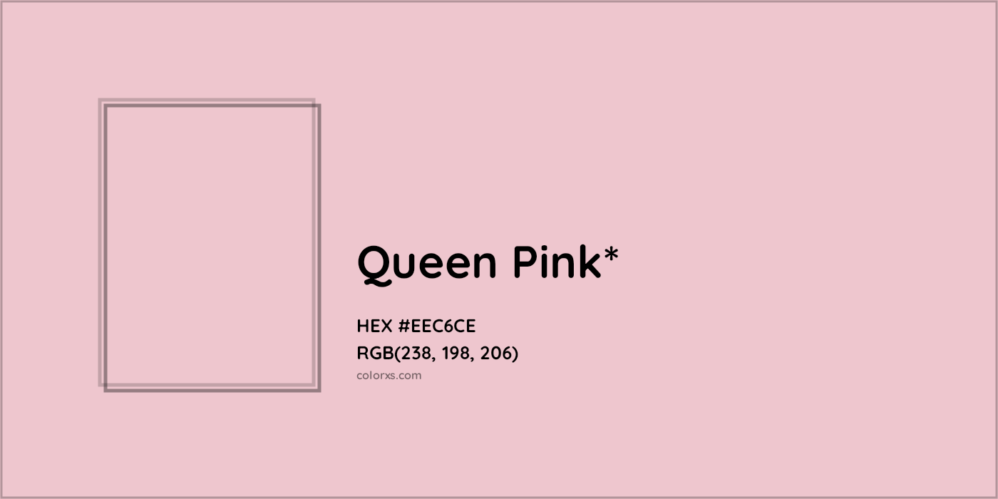 HEX #EEC6CE Color Name, Color Code, Palettes, Similar Paints, Images