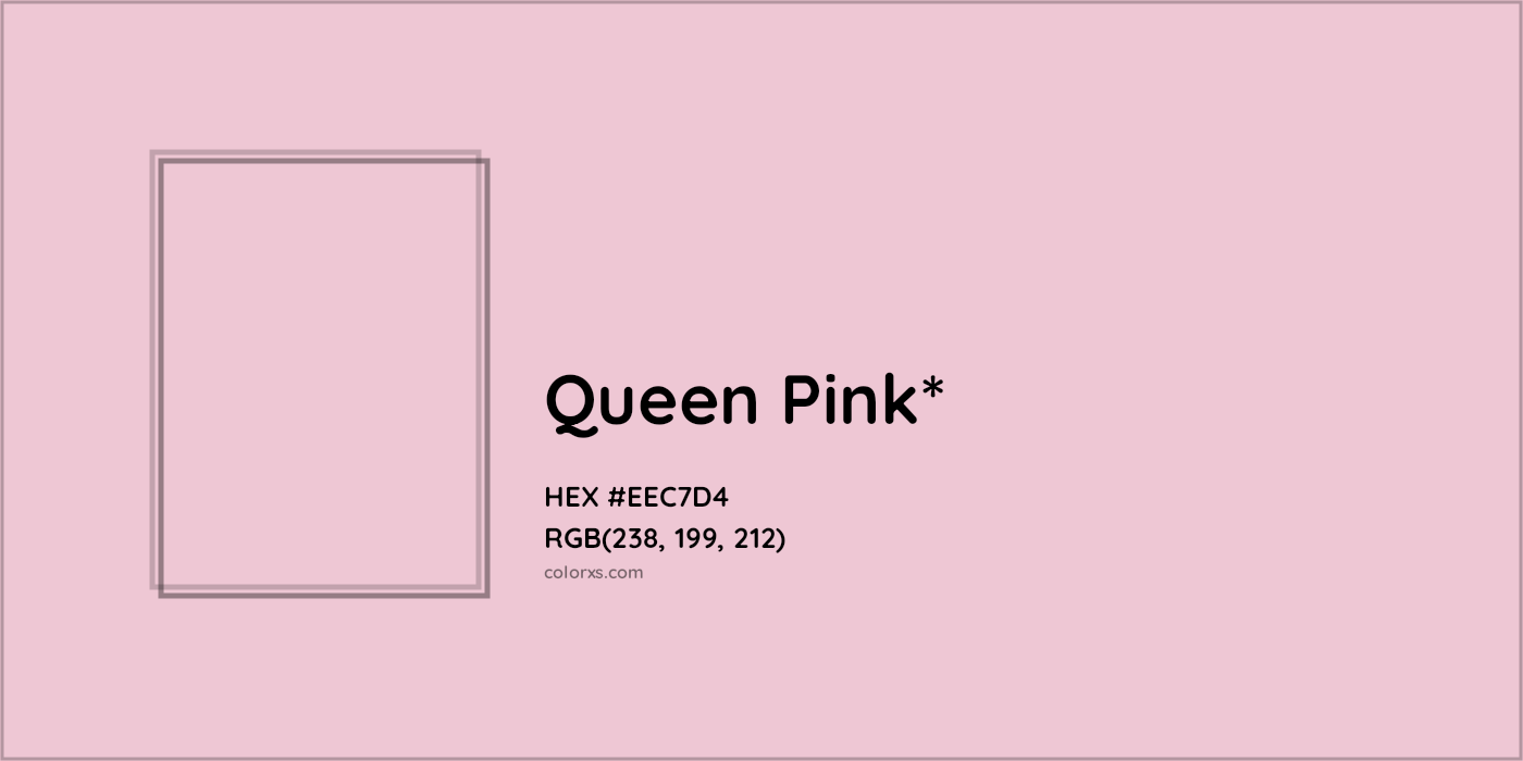 HEX #EEC7D4 Color Name, Color Code, Palettes, Similar Paints, Images