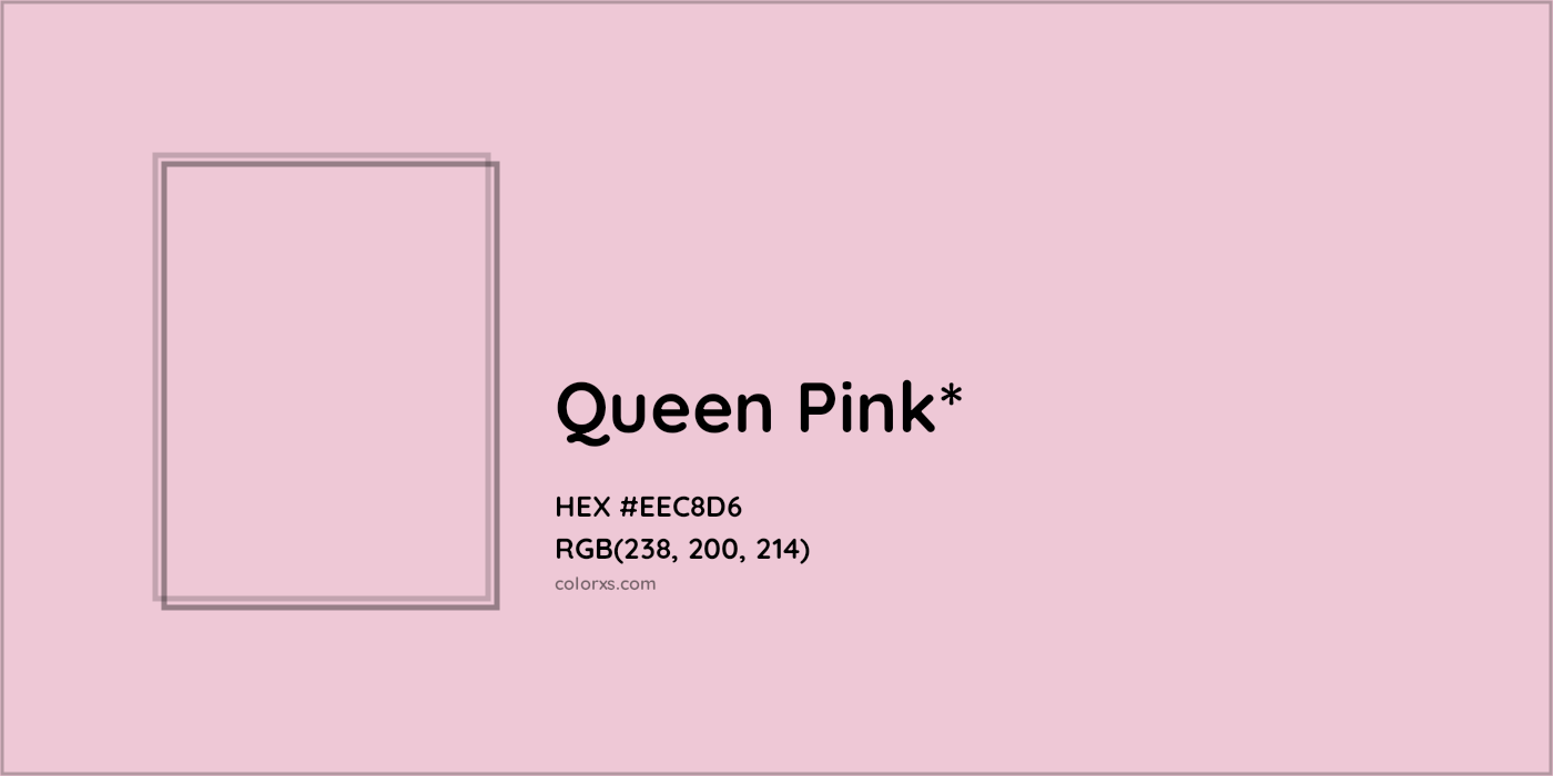 HEX #EEC8D6 Color Name, Color Code, Palettes, Similar Paints, Images