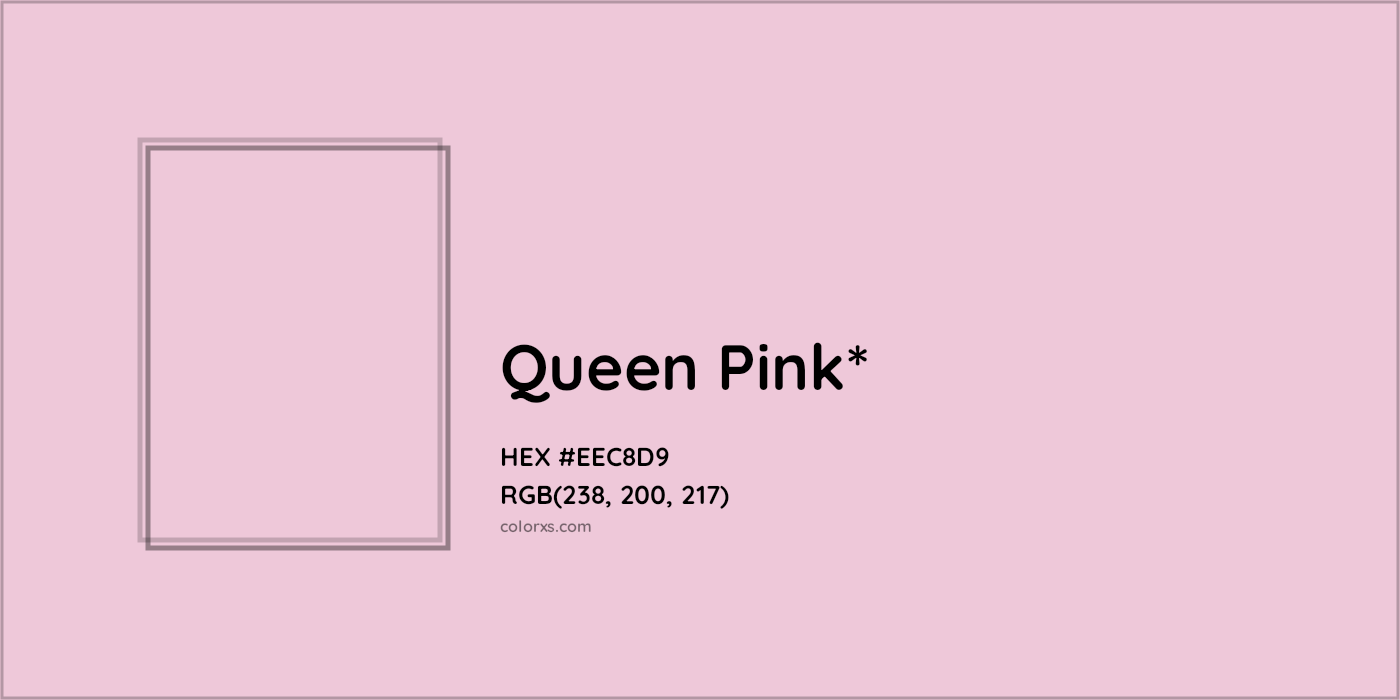 HEX #EEC8D9 Color Name, Color Code, Palettes, Similar Paints, Images