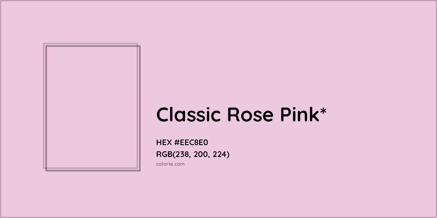 HEX #EEC8E0 Color Name, Color Code, Palettes, Similar Paints, Images