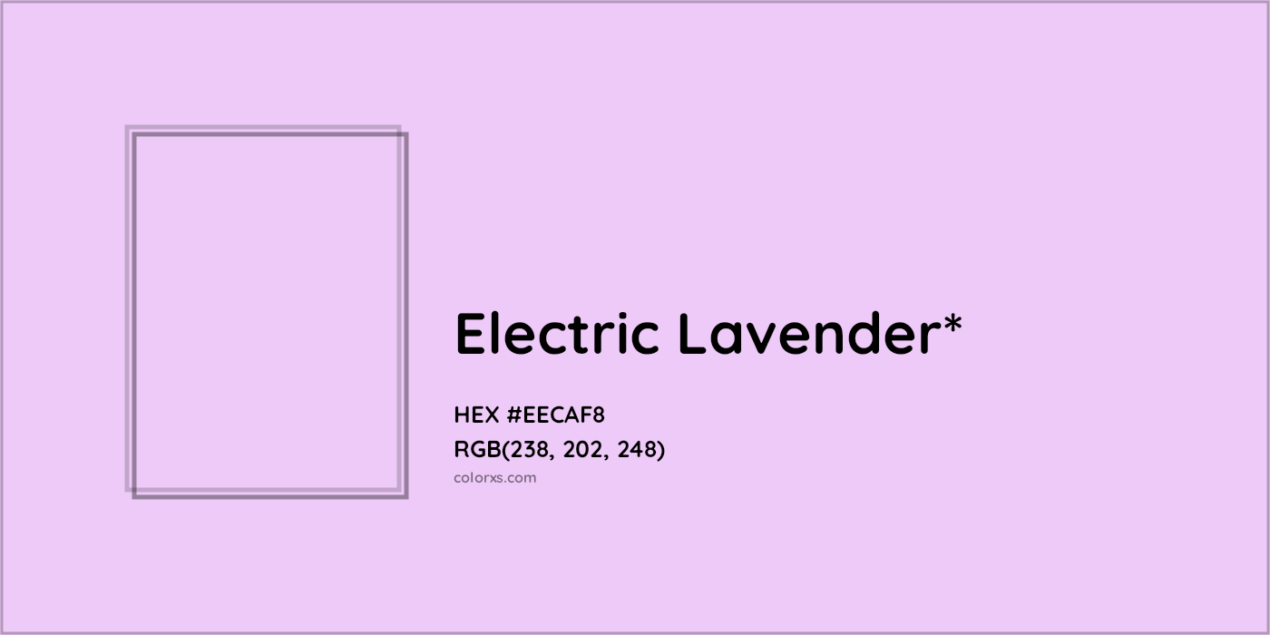 HEX #EECAF8 Color Name, Color Code, Palettes, Similar Paints, Images