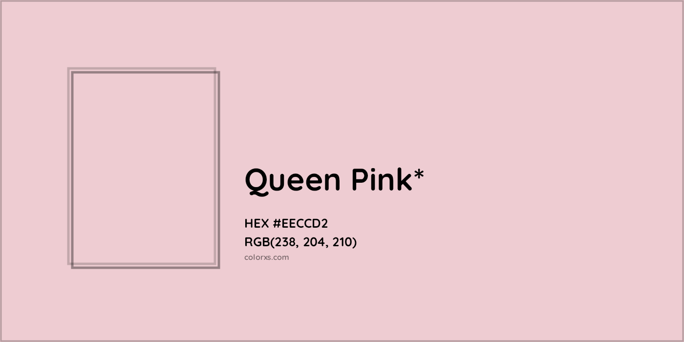 HEX #EECCD2 Color Name, Color Code, Palettes, Similar Paints, Images