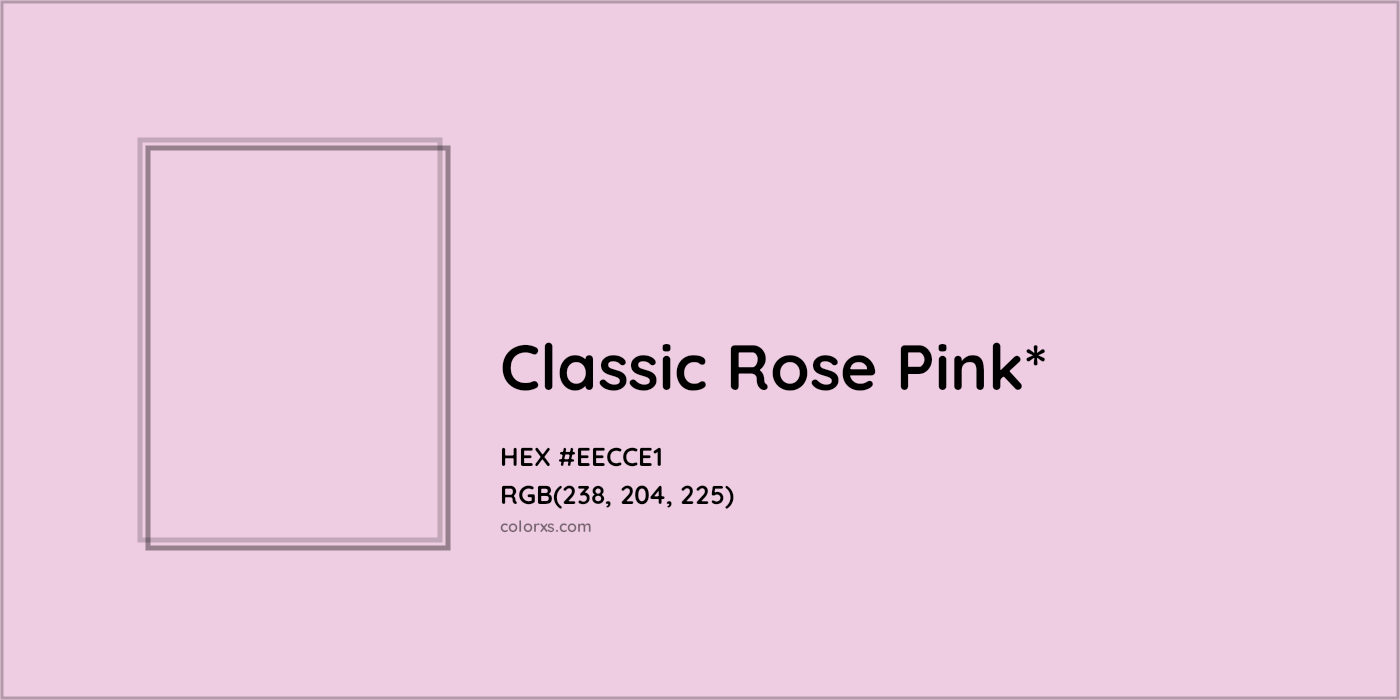 HEX #EECCE1 Color Name, Color Code, Palettes, Similar Paints, Images